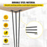 VEVOR Hairpin Table Legs 28 inch, Set of 4 DIY Desk Table Legs 3 Rods Heavy Duty