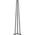 VEVOR Hairpin Table Legs 28 inch, Set of 4 DIY Desk Table Legs 3 Rods Heavy Duty