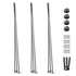 Set of 4 Hairpin Table Legs 36-Inch Heavy Duty DIY Desk Legs, 3-Rod Set