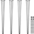 Hairpin Table Legs 36 inch, Set of 4 DIY Desk Table Legs 3 Rods Heavy Duty