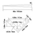 Hairpin Table Legs 40 inch, Set of 4 DIY Desk Table Legs 3 Rods Heavy Duty