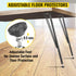 Hairpin Table Legs Metal Coffee Table Legs Desk 28" Height 3-Rod Set of 4