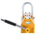 Permanent Magnetic Lifter, 1000 kg Pulling Capacity, Heavy Duty N42 Neodymium Lifting Magnet with Release Handle and Steel Hook, Used in Shop Crane and Hoist, for Lifting Plate Steel, Board