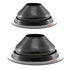 2 Pcs Metal Roof Pipe Flashing Boots Fit 150-280 mm Pipe High Temp EDPM