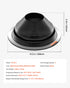 2 Pcs Metal Roof Pipe Flashing Boots Fit 150-280 mm Pipe High Temp EDPM