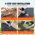 Driveway Fabric, 1*50m Non Woven Geotextile Fabric, Heavy Duty Garden Weed Barrier Fabric, 4.43OZ Landscape Fabric, French Drains Drainage Fabric, Ground Cover Weed Control Fabric,3.28 x 164 ft