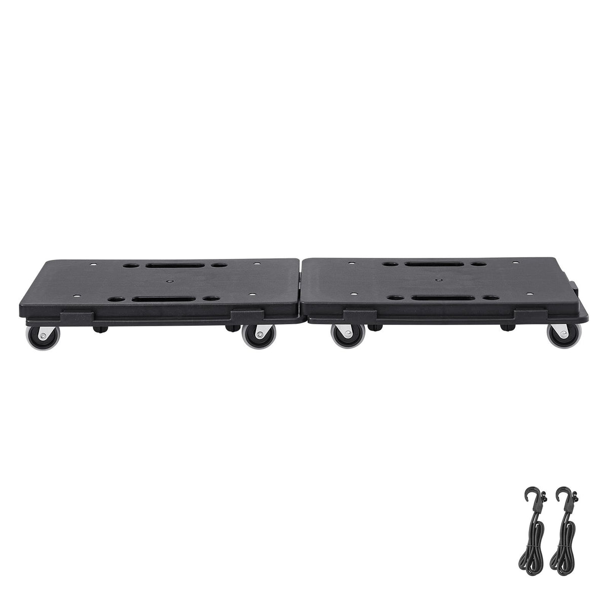 2 Pack Furniture Dolly with Wheels 500lb Heavy Duty Moving Dolly Black
