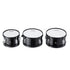Kids Drum Set, 5-Piece, 406.4 mm Beginner Full Drum Set with Bass Toms Snare Floor Drum Adjustable Throne Cymbal Hi-Hat Pedal and Two Pairs of Drumsticks, Starter Drum Kit for Child Kids, Black