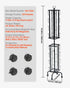 Greeting Cards Display Rack, 32 Pockets Rotating Postcard Brochure Display Stand, 360° Spinning Card Display Rack with Sign Holder & 4 Wheels (2 Lockable) for Exhibitions Office Trade Show