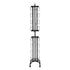 Greeting Cards Display Rack, 32 Pockets Rotating Postcard Brochure Display Stand, 360° Spinning Card Display Rack with Sign Holder & 4 Wheels (2 Lockable) for Exhibitions Office Trade Show