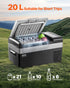 VEVOR Portable Car Refrigerator Freezer Compressor 20L Single Zone for Car Home