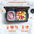 Portable Car Refrigerator Freezer Compressor 45L Dual Zone for Car Home