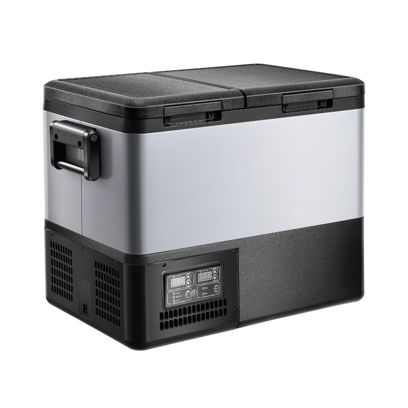 Portable Car Refrigerator Freezer Compressor 45L Dual Zone for Car Home