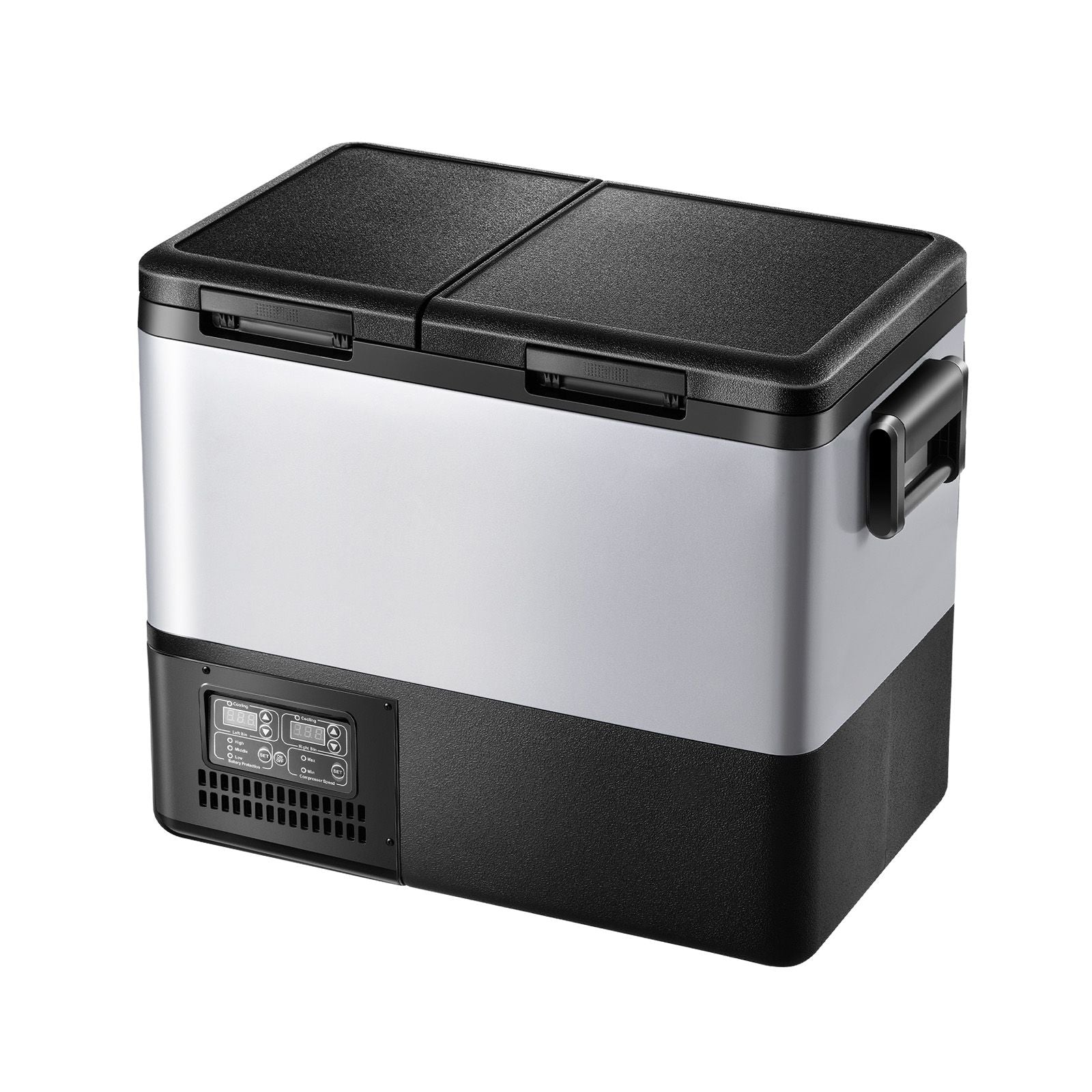 Portable Car Refrigerator Freezer Compressor 45L Dual Zone for Car Home
