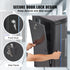 15U Wall Mount Network Cabinet, 226.8 kg Max. Ground Load Capacity, Server Rack Cabinet Enclosure with Locking Tempered Glass Door, Side Panels, Q235 Carbon Steel, for IT Equipment, A/V Devices