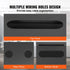 15U Wall Mount Network Cabinet, 226.8 kg Max. Ground Load Capacity, Server Rack Cabinet Enclosure with Locking Tempered Glass Door, Side Panels, Q235 Carbon Steel, for IT Equipment, A/V Devices