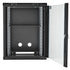 15U Wall Mount Network Cabinet, 226.8 kg Max. Ground Load Capacity, Server Rack Cabinet Enclosure with Locking Tempered Glass Door, Side Panels, Q235 Carbon Steel, for IT Equipment, A/V Devices