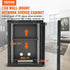 15U Wall Mount Network Cabinet, 226.8 kg Max. Ground Load Capacity, Server Rack Cabinet Enclosure with Locking Tempered Glass Door, Side Panels, Q235 Carbon Steel, for IT Equipment, A/V Devices