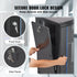 15U Wall Mount Network Cabinet, 226.8 kg Max. Ground Load Capacity, Server Rack Cabinet Enclosure with Locking Tempered Glass Door, Side Panels, Q235 Carbon Steel, for IT Equipment, A/V Devices