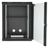 15U Wall Mount Network Cabinet, 226.8 kg Max. Ground Load Capacity, Server Rack Cabinet Enclosure with Locking Tempered Glass Door, Side Panels, Q235 Carbon Steel, for IT Equipment, A/V Devices