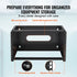 6U Wall Mount Network Rack, 14 in/355.6 mm Depth, 50 lbs/22.68 kg Max Weight Capacity Wall Mount Server Rack with Cage Nuts, 19"/482.6 mm for Shallow Server IT Equipment and Network Switches