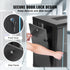 VEVOR Wall Mount Network Server Cabinet, 393.7 mm Deep, Server Rack Cabinet Enclosure, 90.72 kg Max. Ground-mounted Load Capacity, with Locking Glass Door Side Panels, for IT Equipment, A/V Devices