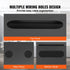 VEVOR Wall Mount Network Server Cabinet, 393.7 mm Deep, Server Rack Cabinet Enclosure, 90.72 kg Max. Ground-mounted Load Capacity, with Locking Glass Door Side Panels, for IT Equipment, A/V Devices