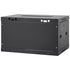 6U Wall Mount Network Server Cabinet, 15.5'' Deep, Server Rack Cabinet Enclosure, 200 lbs Max. Ground-mounted Load Capacity, with Locking Glass Door Side Panels, for IT Equipment, A/V Devices