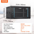 VEVOR 6U Wall Mount Network Server Cabinet, 15.5'' Deep, Server Rack Cabinet Enclosure, 200 lbs Max. Ground-mounted Load Capacity, with Locking Glass Door Side Panels, for IT Equipment, A/V Devices