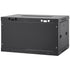 VEVOR 6U Wall Mount Network Server Cabinet, 15.5'' Deep, Server Rack Cabinet Enclosure, 200 lbs Max. Ground-mounted Load Capacity, with Locking Glass Door Side Panels, for IT Equipment, A/V Devices