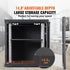9U Wall Mount Network Server Cabinet, 39.37 cm Deep, Server Rack Cabinet Enclosure, 90.7 kg Max. Ground-mounted Load Capacity, with Locking Glass Door Side Panels, for IT Equipment, A/V Devices