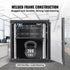 9U Wall Mount Network Server Cabinet, 39.37 cm Deep, Server Rack Cabinet Enclosure, 90.7 kg Max. Ground-mounted Load Capacity, with Locking Glass Door Side Panels, for IT Equipment, A/V Devices