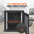 12U Wall Mount Network Server Cabinet, 15.5'' Deep, Server Rack Cabinet Enclosure, 200 lbs Max. Ground-mounted Load Capacity, with Locking Door Side Panels, for IT Equipment, A/V Devices