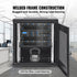 VEVOR 12U Wall Mount Network Server Cabinet, 15.5'' Deep, Server Rack Cabinet Enclosure, 200 lbs Max. Ground-mounted Load Capacity, with Locking Door Side Panels, for IT Equipment, A/V Devices