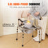 Bedside Commode Chair, Padded Seat, 7-Level Height Adjustable, 350 LBS Cap