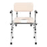 Commode Chair, Bedside Commode with Padded Seat, Drop-Down Arms, 7-Level Adjustable Height, 5.8L Removable Bucket, Easy to Assemble, 350LBS Capacity, Portable Toilet for Adults Seniors