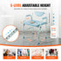 Heavy Duty Commode Chair 1000lbs Adjustable Height Bedside Toilet Seat