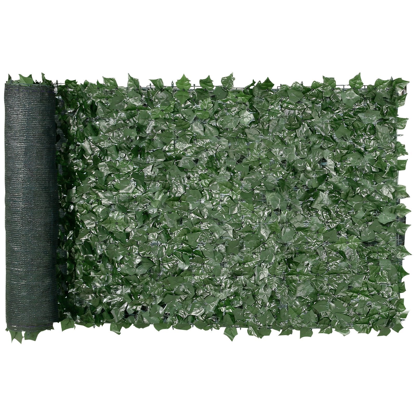 Ivy Privacy Fence, 990 x 2490 mm  Artificial Green Wall Screen, Greenery Ivy Fence with Mesh Cloth Backing and Strengthened Joint, Faux Hedges Vine Leaf Decoration for Outdoor Garden, Yard