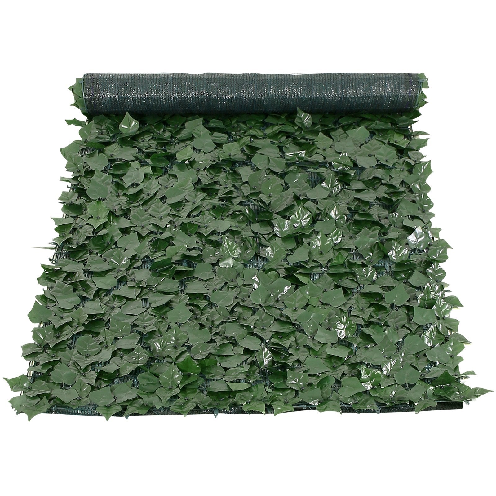 Ivy Privacy Fence, 990 x 2490 mm  Artificial Green Wall Screen, Greenery Ivy Fence with Mesh Cloth Backing and Strengthened Joint, Faux Hedges Vine Leaf Decoration for Outdoor Garden, Yard