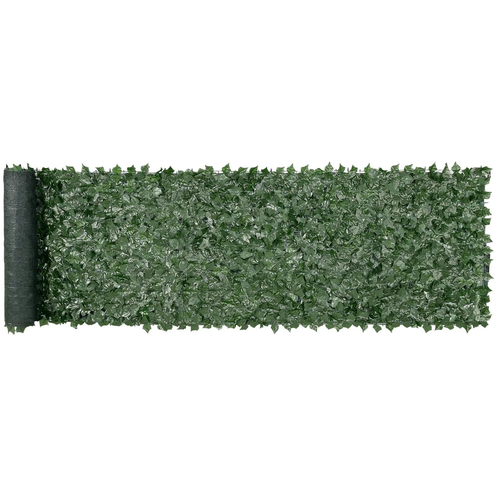 Ivy Privacy Fence, 39 x 158in Artificial Green Wall Screen, Greenery Ivy Fence with Mesh Cloth Backing and Strengthened Joint, Faux Hedges Vine Leaf Decoration for Outdoor Garden, Yard, Balcony