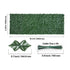 Ivy Privacy Fence, 39 x 198in Artificial Green Wall Screen, Greenery Ivy Fence with Mesh Cloth Backing and Strengthened Joint, Faux Hedges Vine Leaf Decoration for Outdoor Garden, Yard, Balcony