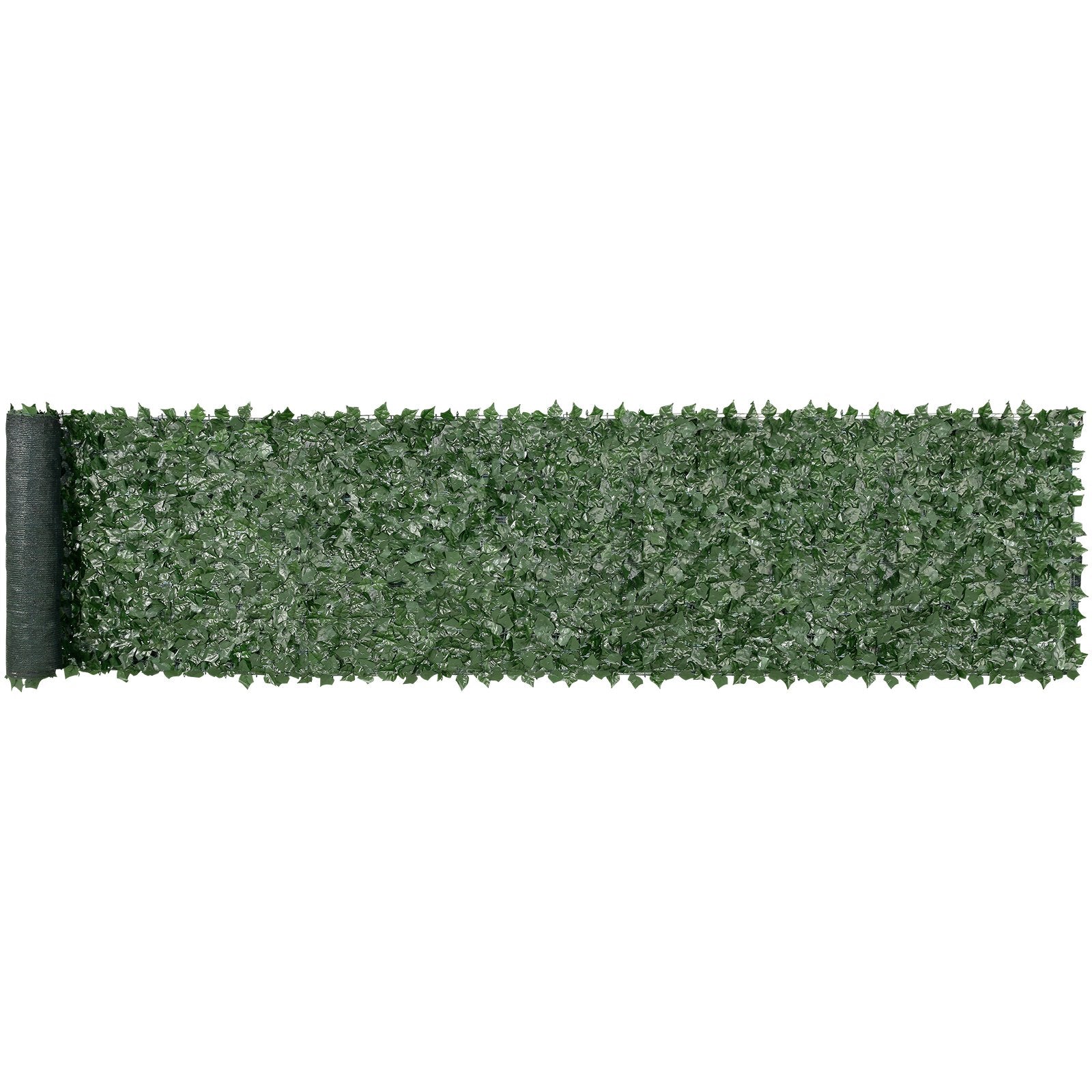 Ivy Privacy Fence, 39 x 198in Artificial Green Wall Screen, Greenery Ivy Fence with Mesh Cloth Backing and Strengthened Joint, Faux Hedges Vine Leaf Decoration for Outdoor Garden, Yard, Balcony