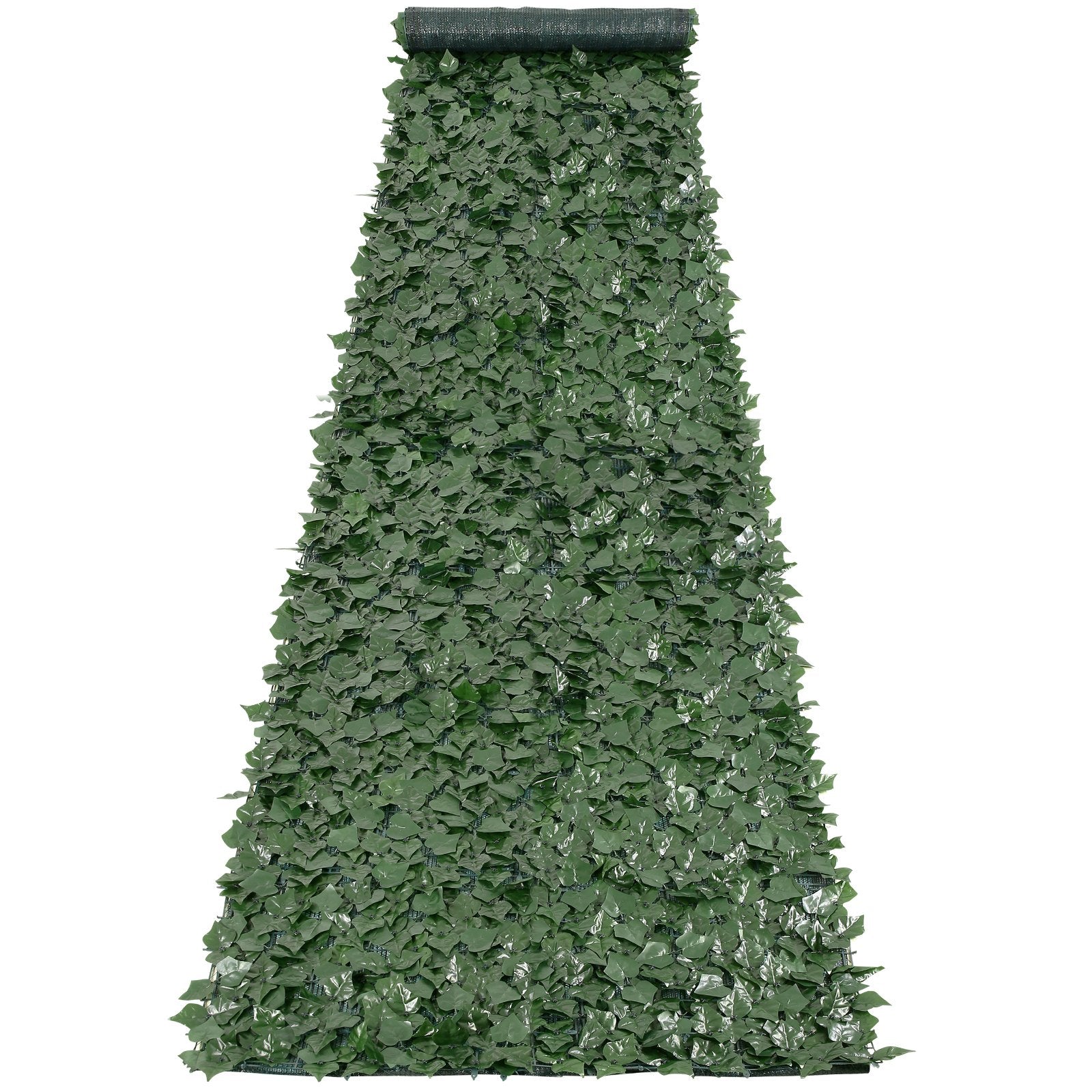 Ivy Privacy Fence, 39 x 198in Artificial Green Wall Screen, Greenery Ivy Fence with Mesh Cloth Backing and Strengthened Joint, Faux Hedges Vine Leaf Decoration for Outdoor Garden, Yard, Balcony