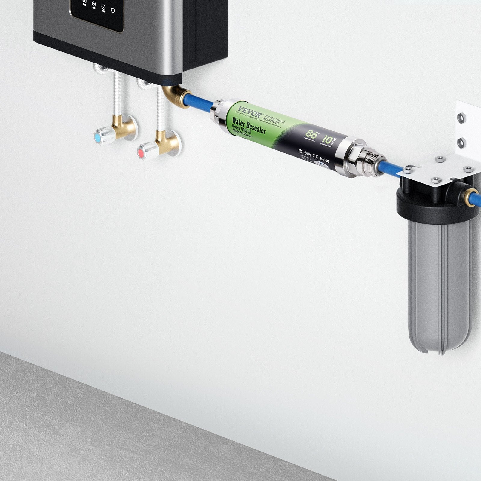 Whole House Salt Free Descaler Physical Scale Descaler System SAAS Alloy