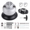 3" Ball Vise Engraving Block 360° Rotating Jewelry Setting Tool 70PCS