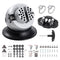 Ball Vise, 3" Engraving Setting Tool, 360° Rotation Engraving Block Vise, 70 PCS Attachment Jewelry Engraving Block Tools Standard Block for Gemstone Inlay and Small-Scale Engraving