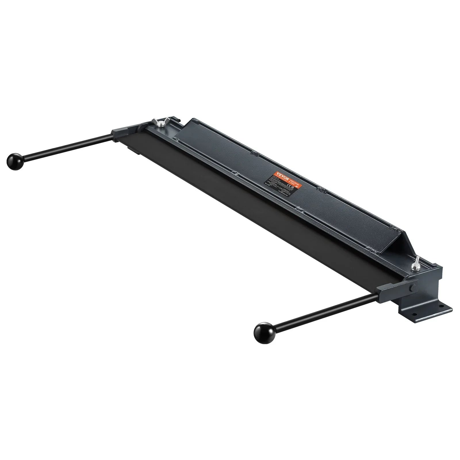 Box and Pan Brake, 910 ± 10 mm, 0-130 Degrees Sheet Metal Bending Brake, Portable Mini Metal Bender with 20 Gauge Low Carbon Steel 14 Gauge Aluminum Capacity Power Handle, for Metal Bending