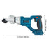 Metal Shear, Sheet Metal Cutter Cordless with 360-Degree Pivoting Head, Double Blades, 25000 RPM Speed, Cuts 18 GA Galvanized Steel, 20 GA Stainless Steel, Aluminum Plate, Plastic, Cardboard