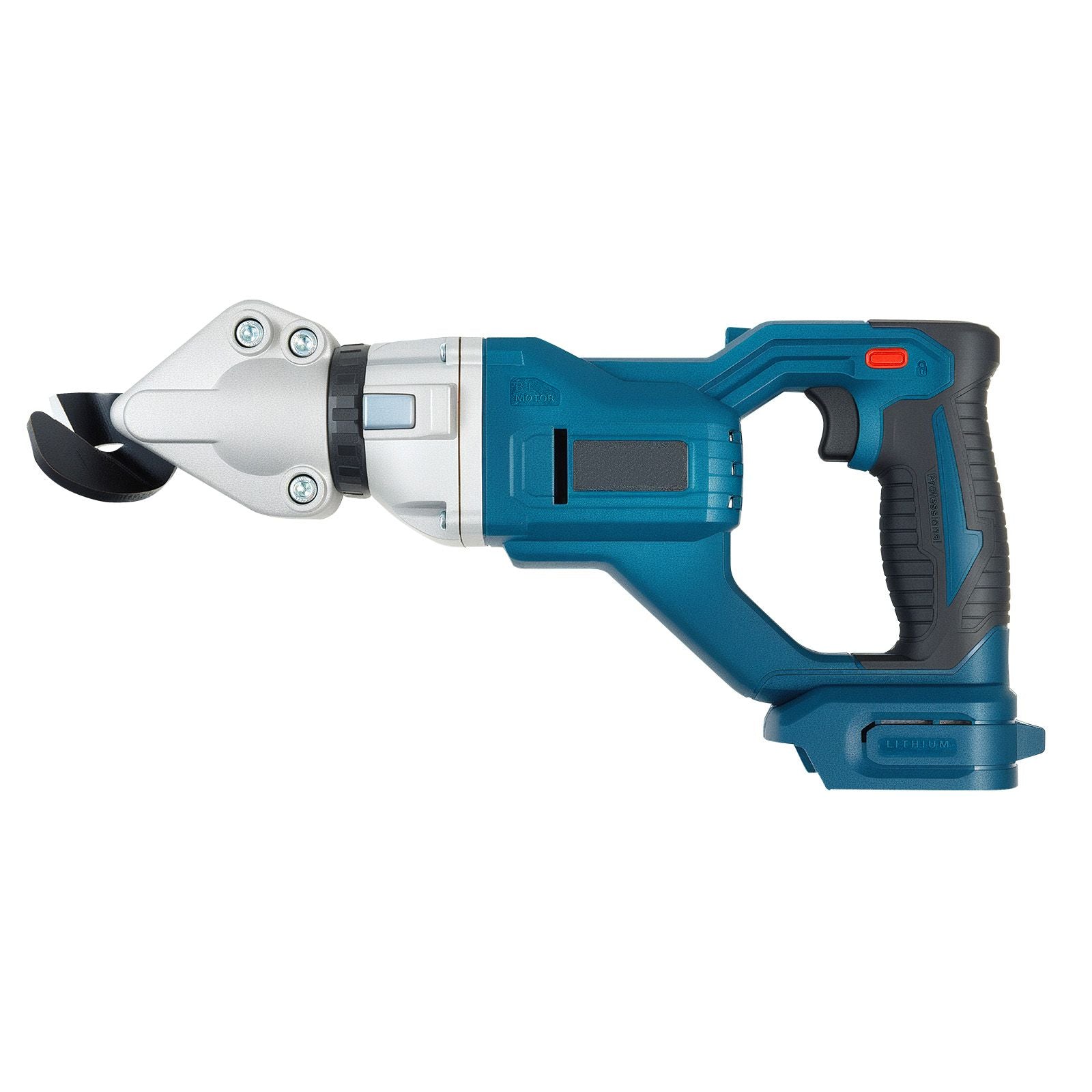 Metal Shear, Sheet Metal Cutter Cordless with 360-Degree Pivoting Head, Double Blades, 25000 RPM Speed, Cuts 18 GA Galvanized Steel, 20 GA Stainless Steel, Aluminum Plate, Plastic, Cardboard