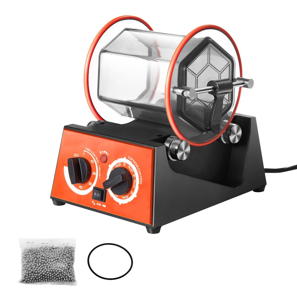 3kg Rotary Tumbler Surface Polisher Jewelry Polish Finish Machine Gem DIY